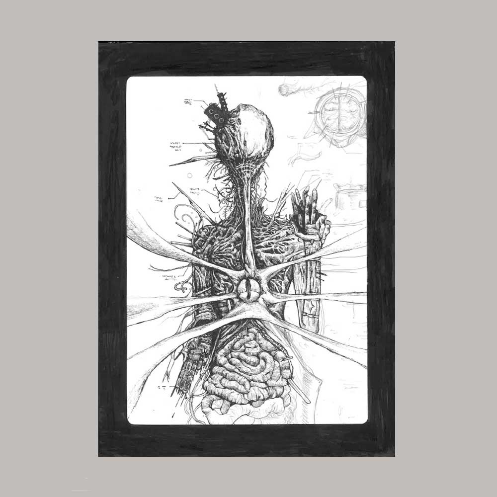 暗黒エンターテイメント/ターヘルアナトミア/原画｜墓場の画廊ONLINE STORE