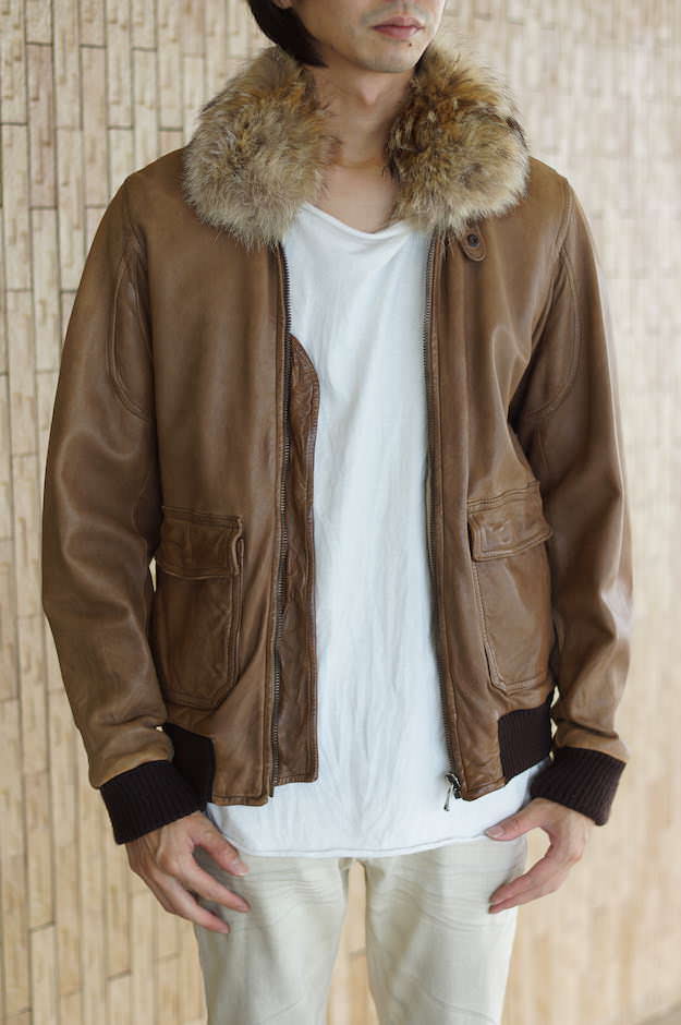 ジョルジオブラット ジャケット GIORGIO BRATO A-2 フライトジャケット