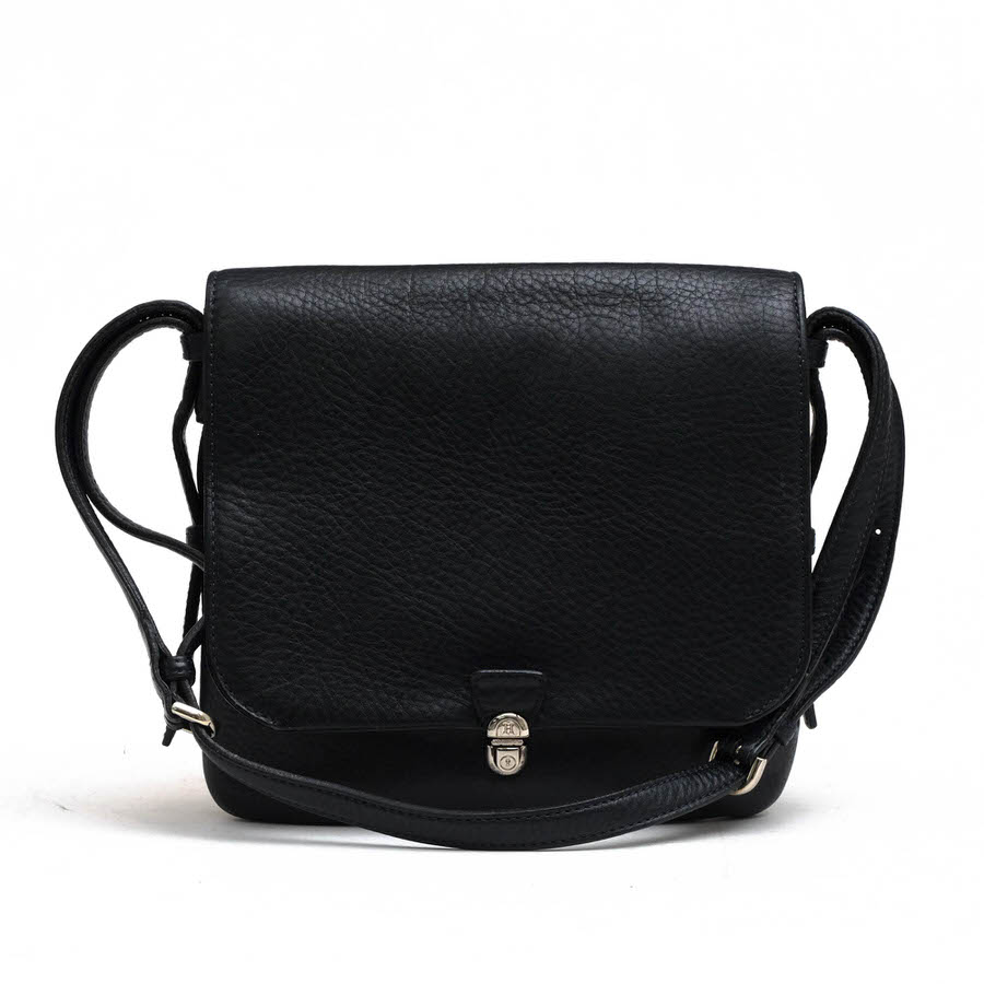 HIROFU / ヒロフ クロスボディ 牛革 カーフ ボディバッグ シボ革