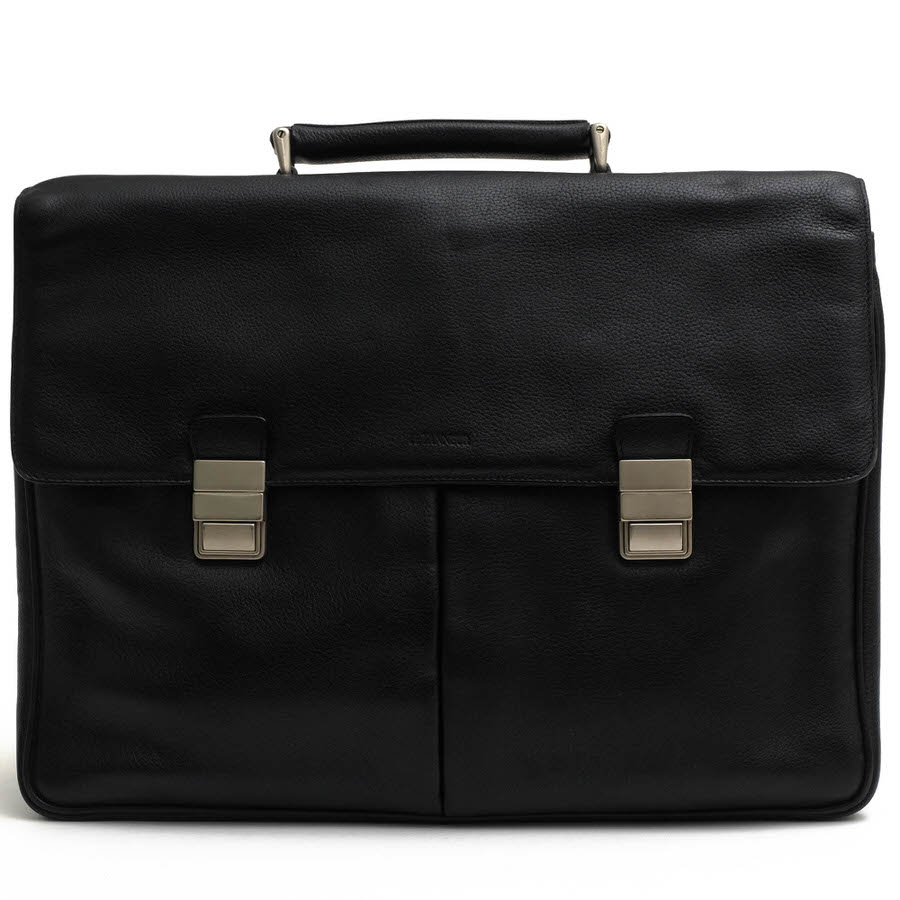 LE TANNEUR / ルタヌア フラップ式 牛革 カーフ シボ革 シュリンク