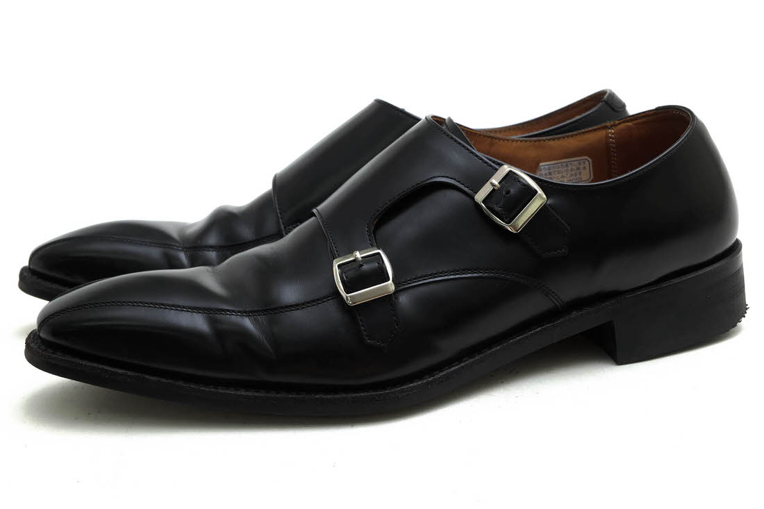 REGAL W87B / リーガル スワールトゥ 牛革 ダブルモンクストラップ