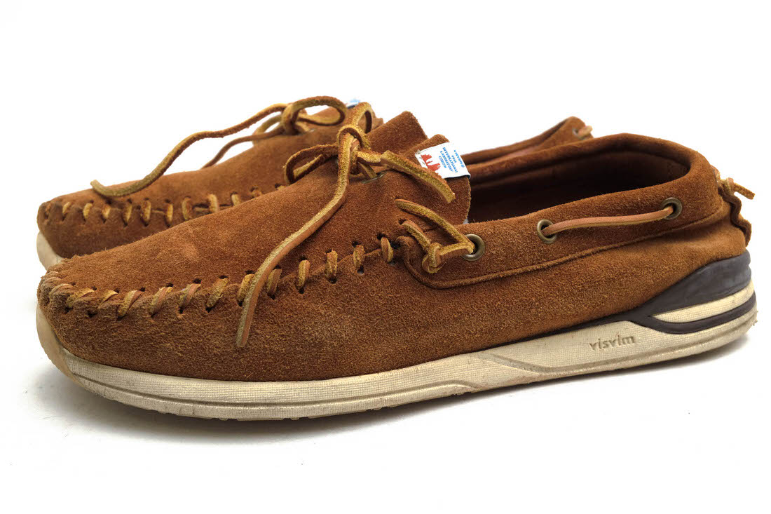 VISVIM YUCCA MOC-FOLK / ビズビム UK産カーフスエード 牛革 モカシン