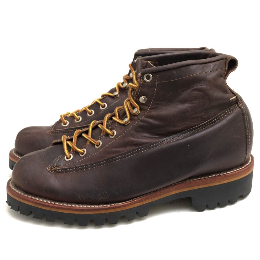 CHIPPEWA 1901M11 7inch ORIGINAL STEEL TOE ENGINEER BOOTS CORDOVAN