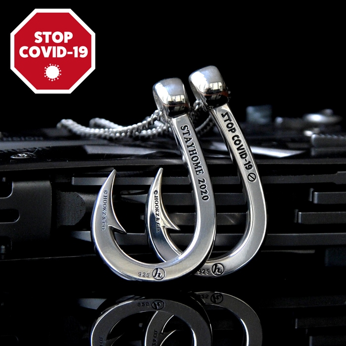 釣り針ネックレスMサイズMK2/HOOKZ