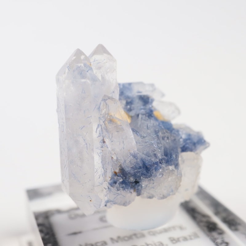 ブラジル産 デュモルチェライトインクオーツ | 鉱物標本,カ行,クォーツ