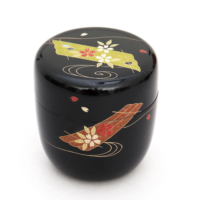 中棗 花笩 今井千鶴 作 桐箱入り | 令和8年 春の茶道具 - CHATOWA 茶