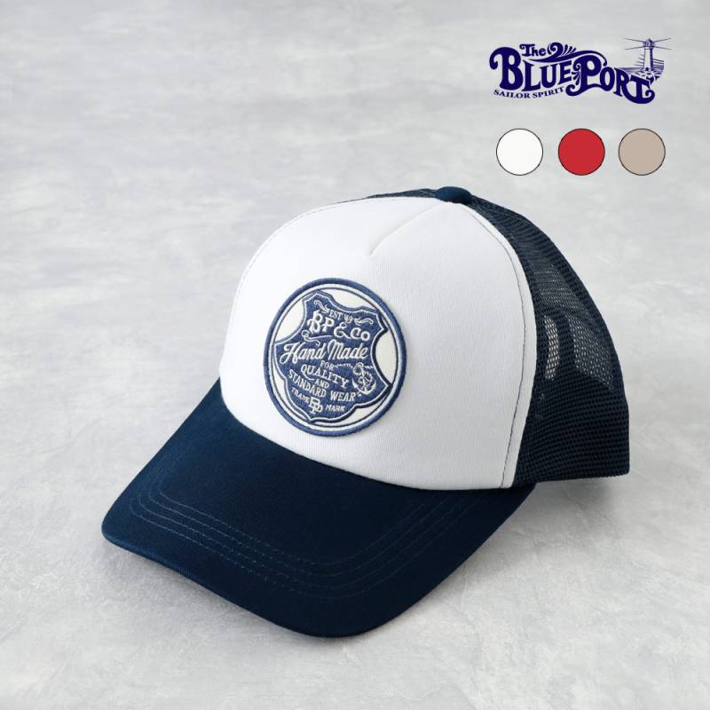 BLUE PORT】ORIGINAL MESH CAPオリジナルメッシュキャップ “HAND MADE