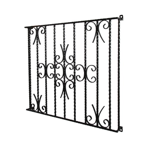 面格子 窓格子 アイアン ロートアイアン プロヴァンス風 アンティーク