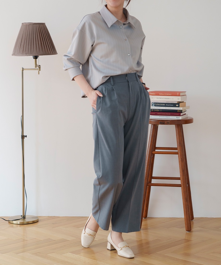 新色】ストライプシャツ｜is amulet.公式通販サイト