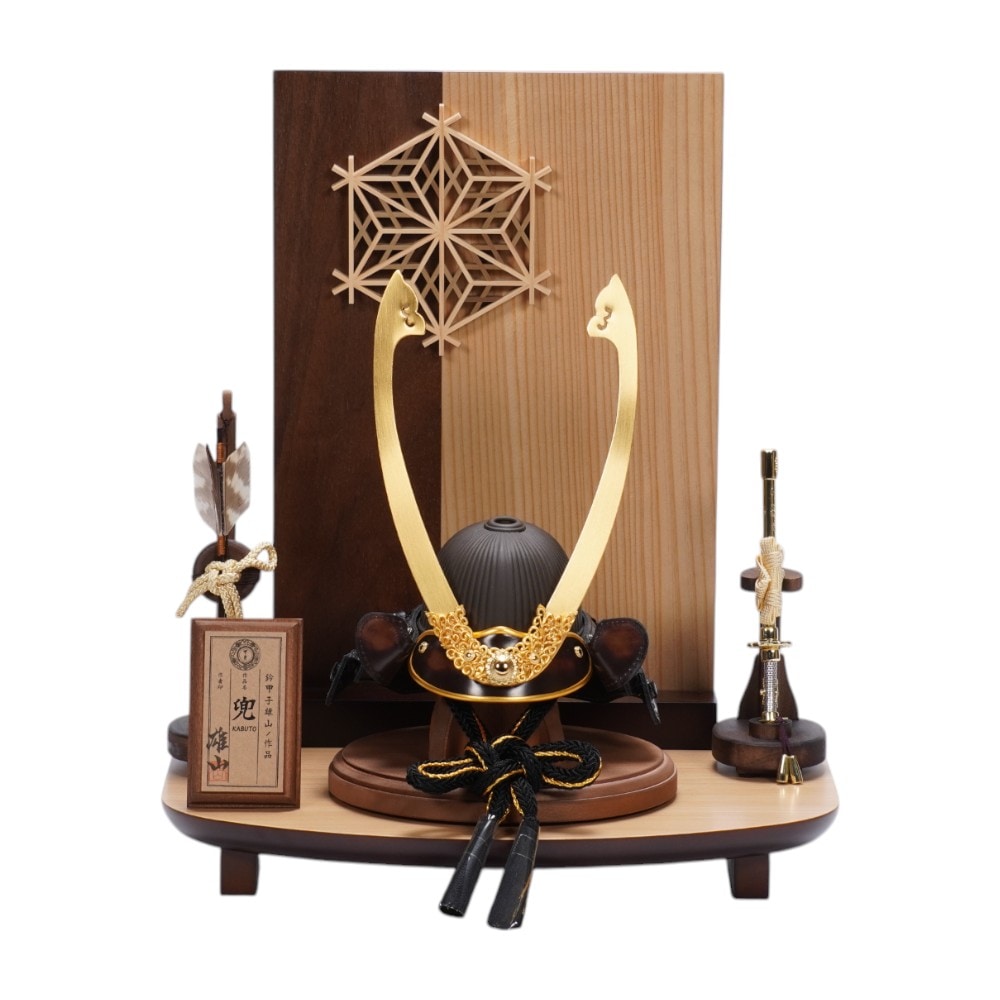 雄山 Armadura 呂武 兜飾り 7号 工芸品 ハンドメイド こどもの日 雄山