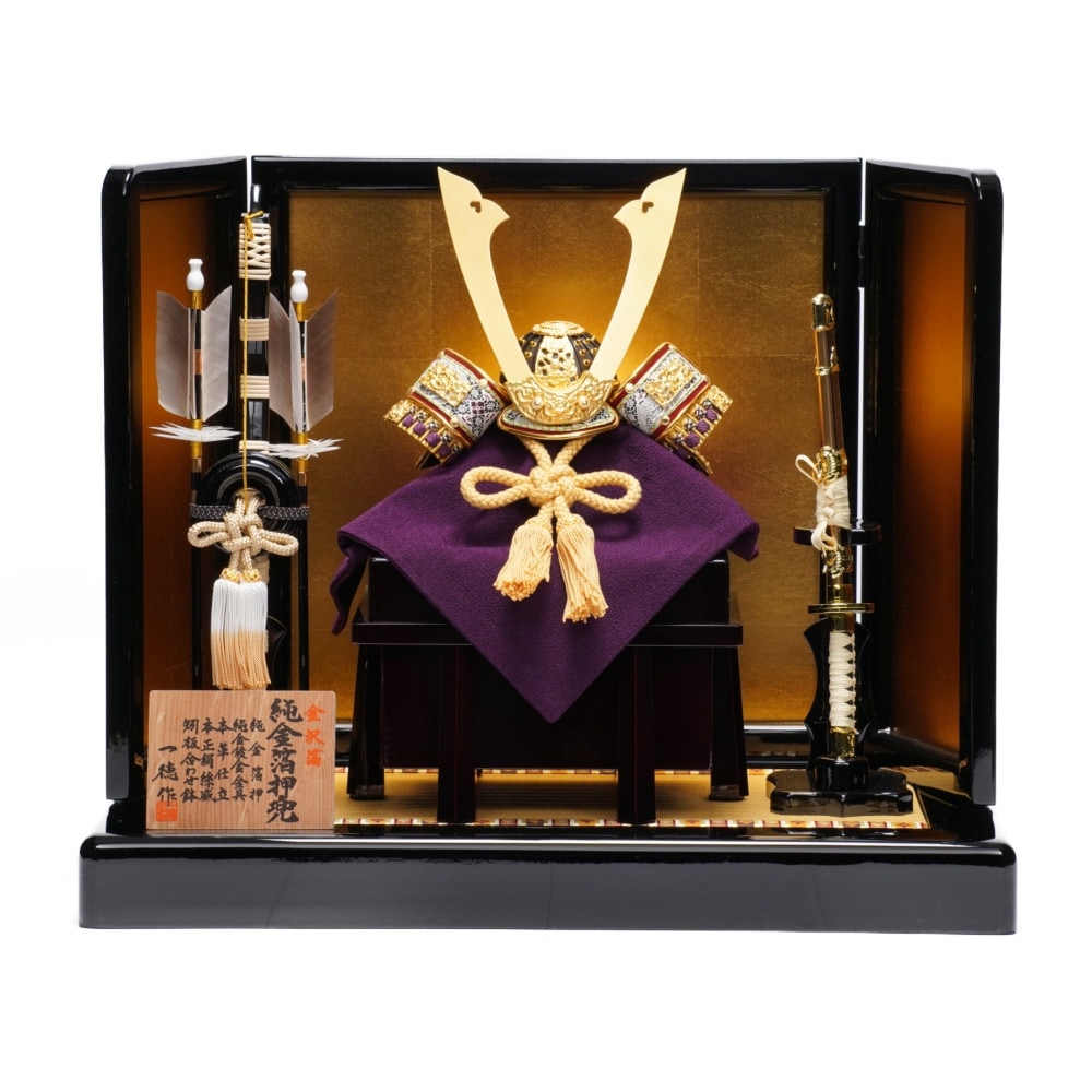 ○新品○早い者勝ち○訳あり品○フルセット長鍬正絹糸威兜飾り25万円高級品