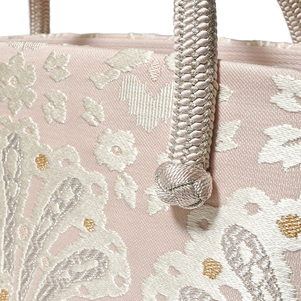 葵バッグ「花冠文」｜和装バッグ 着物用バッグ