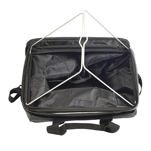 藤原産業 SK11 角型スタンドバッグDX SKB-PDX-BK カーボン調素材で水