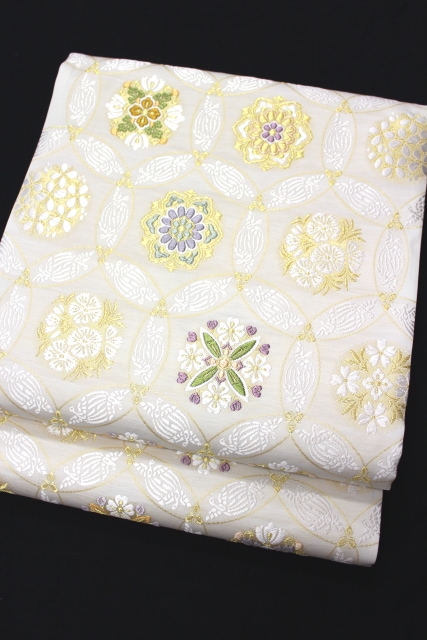 西陣織丸勇織物謹製袋帯「七宝華紋」 | すべての商品 | きものサロン