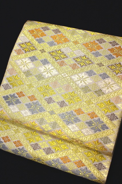 老舗ふくい織物謹製 袋帯「織匠11代目 篠屋宗兵衛 花菱」 | すべての