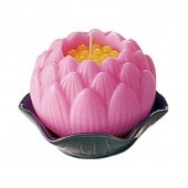 ご贈答/進物『蓮玉ローソクセット【雅(みやび)】陶製燭台付2セット