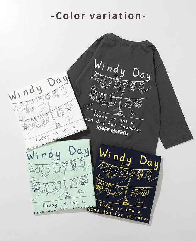 クリフメイヤー[公式] 楽LUCK七分袖Tシャツ(日本の妖怪) KIDS J2536317