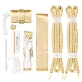 婚礼箱迫セット 花嫁五品セット 正絹 白サヤ型 日本製 花嫁5点セット