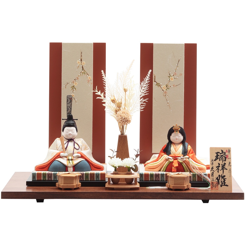 雛人形（久月・有職雛・親王飾り・一秀作・正絹・木目込み） 楽天市場