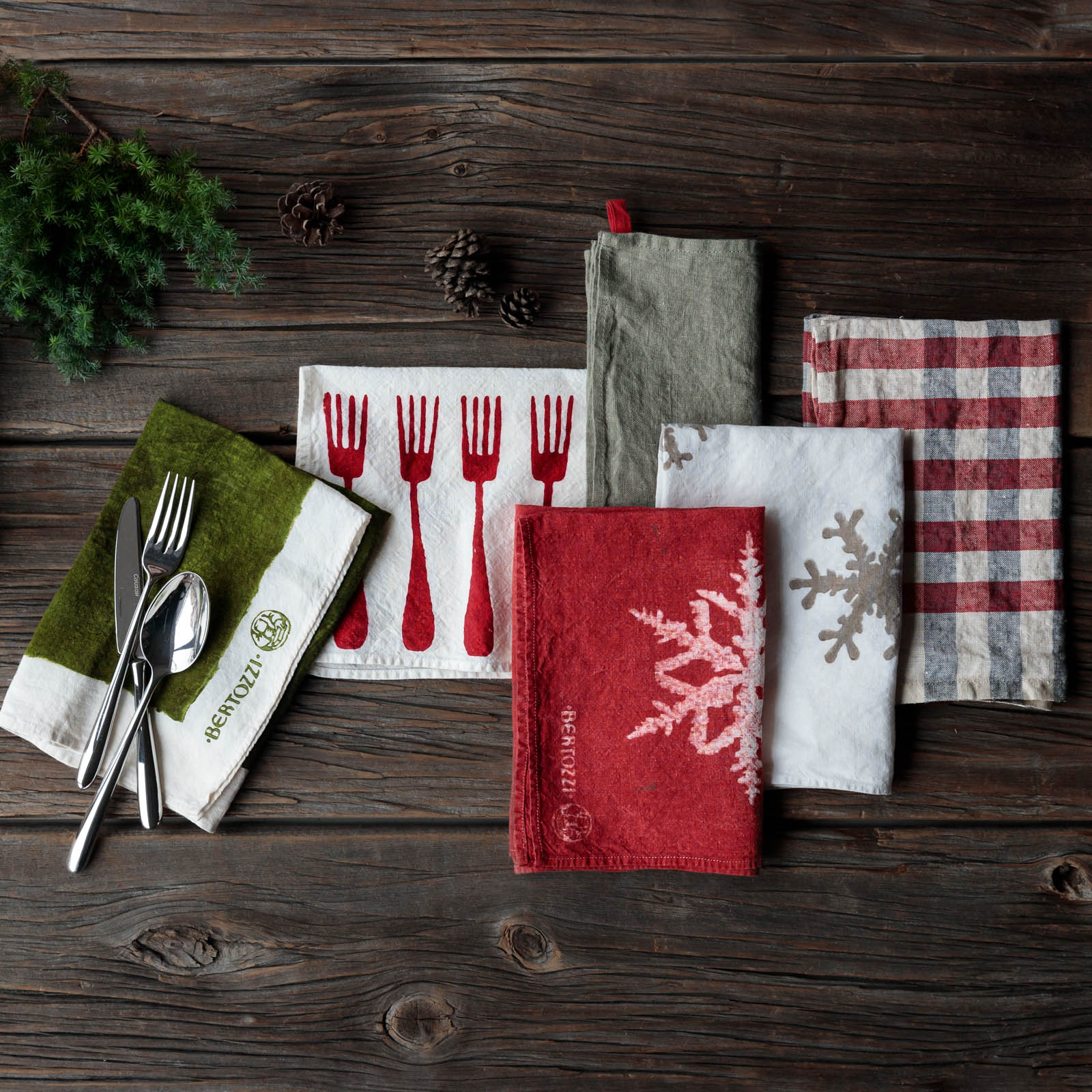 ベルトッツィ ランチョンマット _ フィオッキ ホワイト