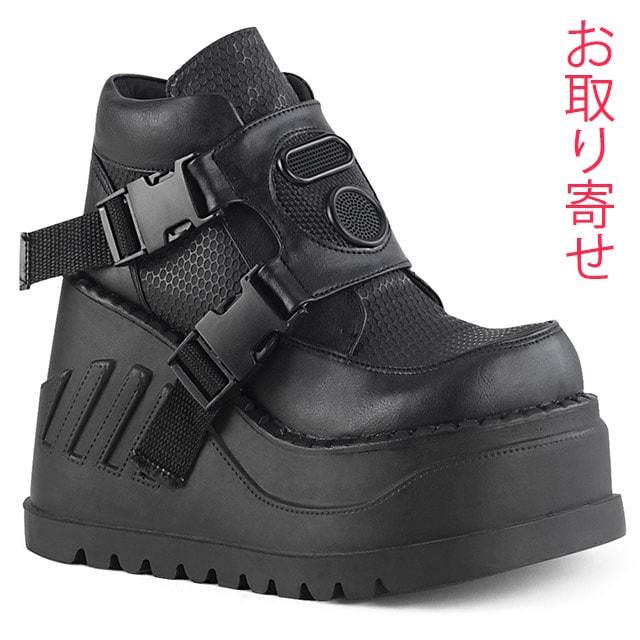 取り寄せ】STOMP-15 厚底スニーカー【BLACK】／DEMONIA(デモニア