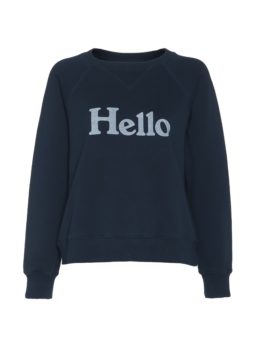 HELLO SWEAT L/S URAKE DYED | CUT&SEWN | MADISONBLUE
