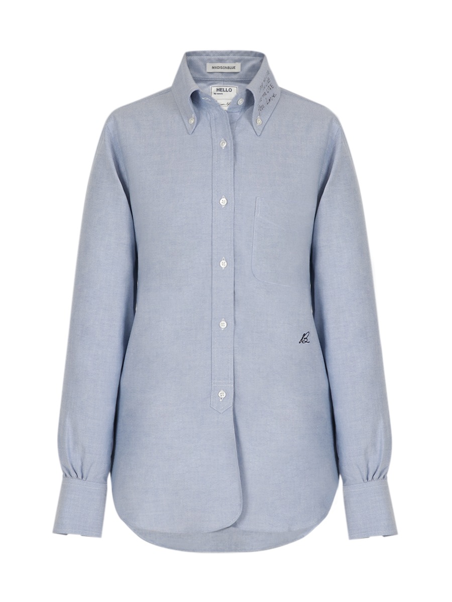 MADISON L/S SHIRT MESSAGE | SHIRT/BLOUSE | MADISONBLUE