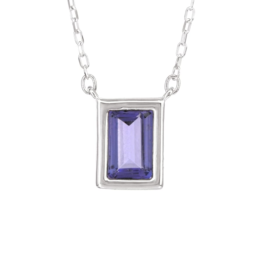 スクエア タンザナイト ネックレス /c0035tz ジュエリー専門店