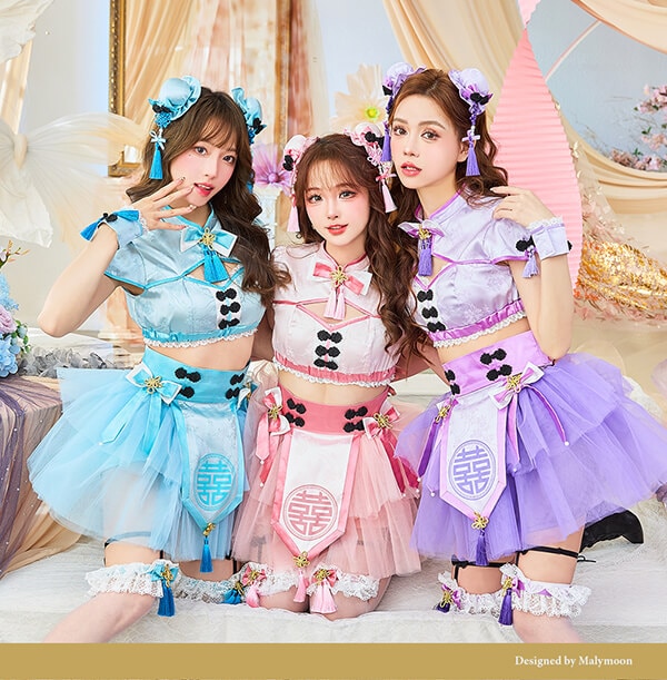 即日発送】キャンディムーンアイドルチャイナ《オリジナルコスプレ9点