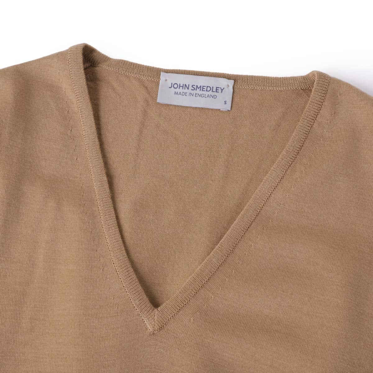 JOHN SMEDLEY ジョンスメドレー Vネックセーター/ORCHID エクストラ