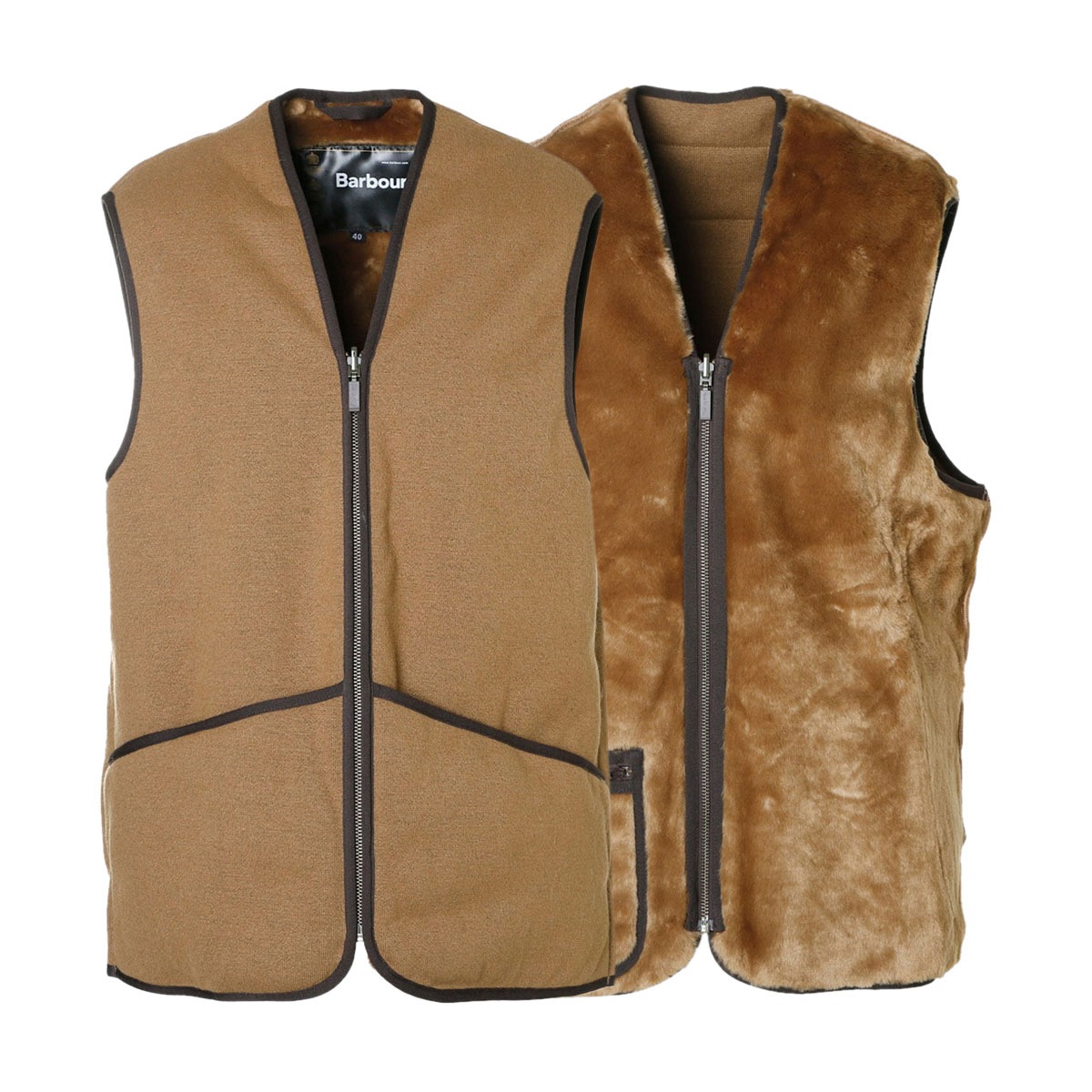Barbour バブアー ベスト/ジレ/WARM PILE WAISTCOAT ZIP-IN LINER