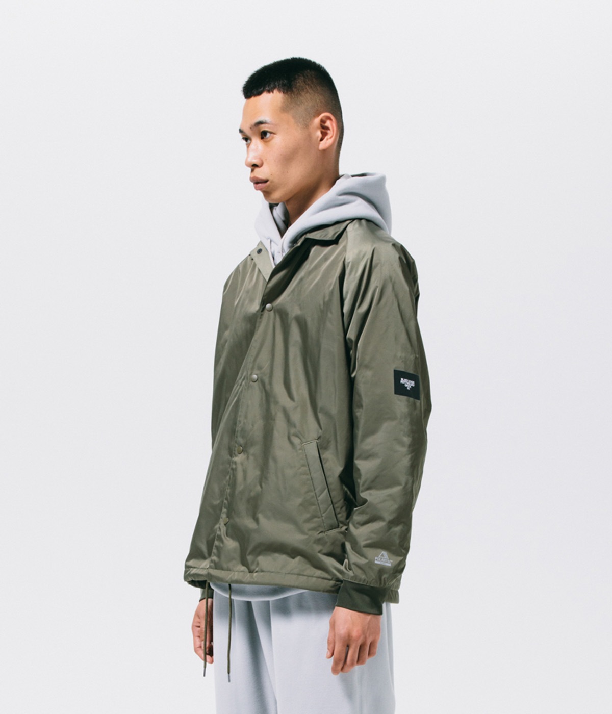 R9 POLARTEC COACH JACKET【OLIVE】｜ROTTWEILER｜MELTING POT（正規