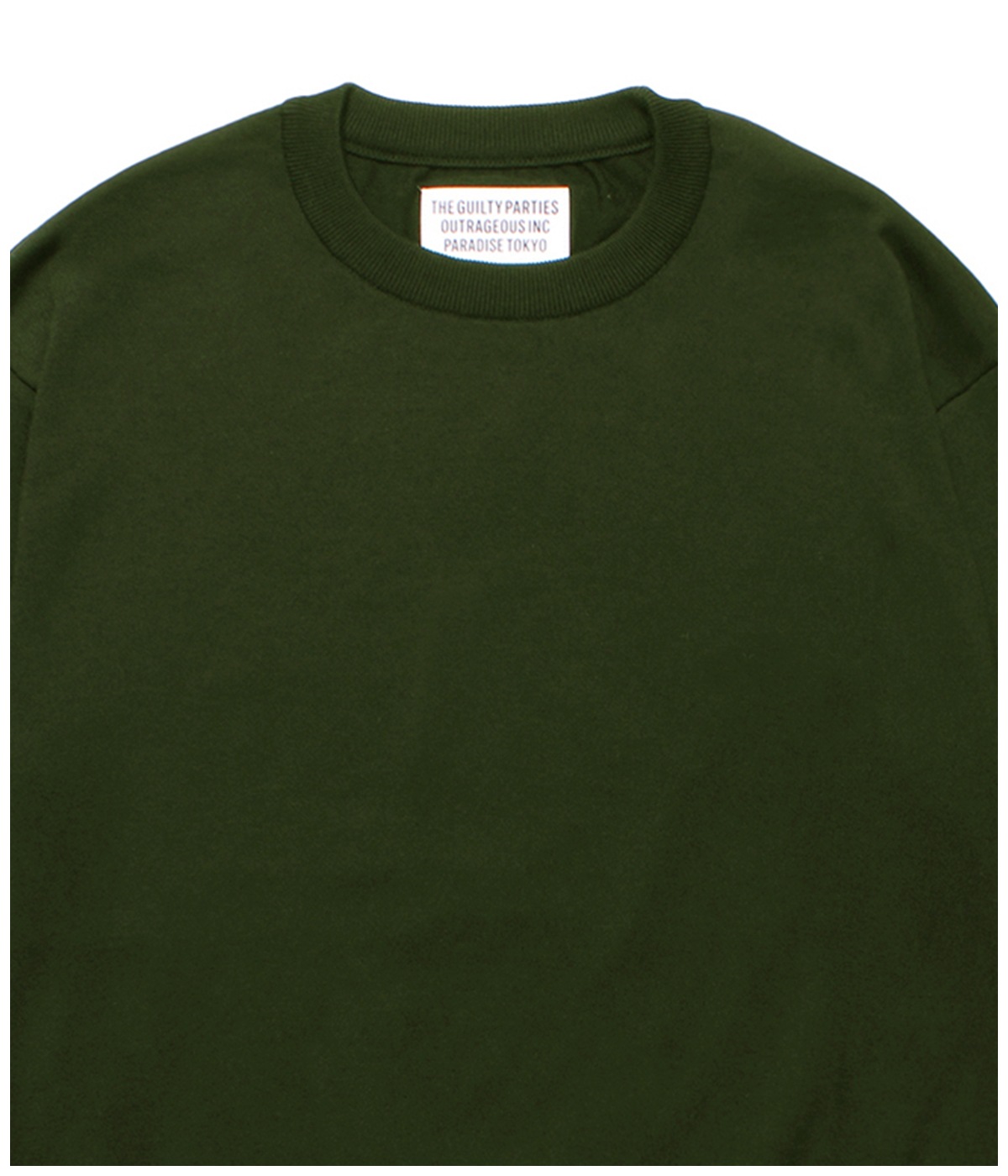 COTTON KNIT CREW NECK SWEATER (TYPE-1)【KHAKI】｜WACKO MARIA