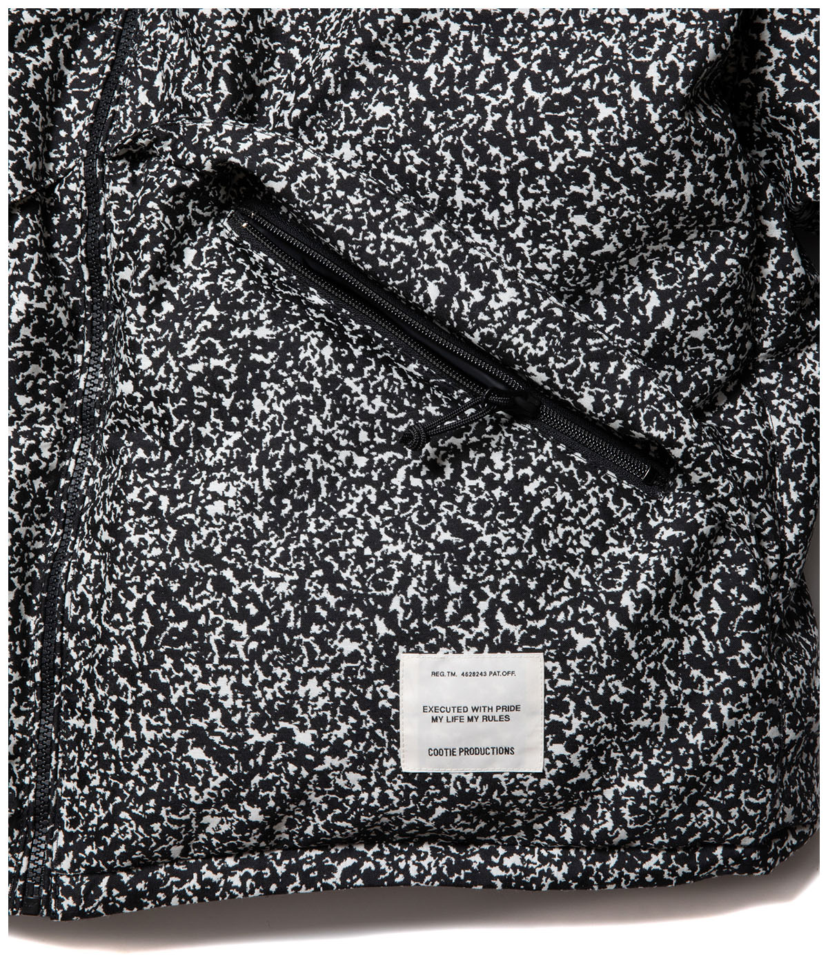 T/W Jacquard Down Jacket【BLACK】｜COOTIE PRODUCTIONS®︎｜MELTING