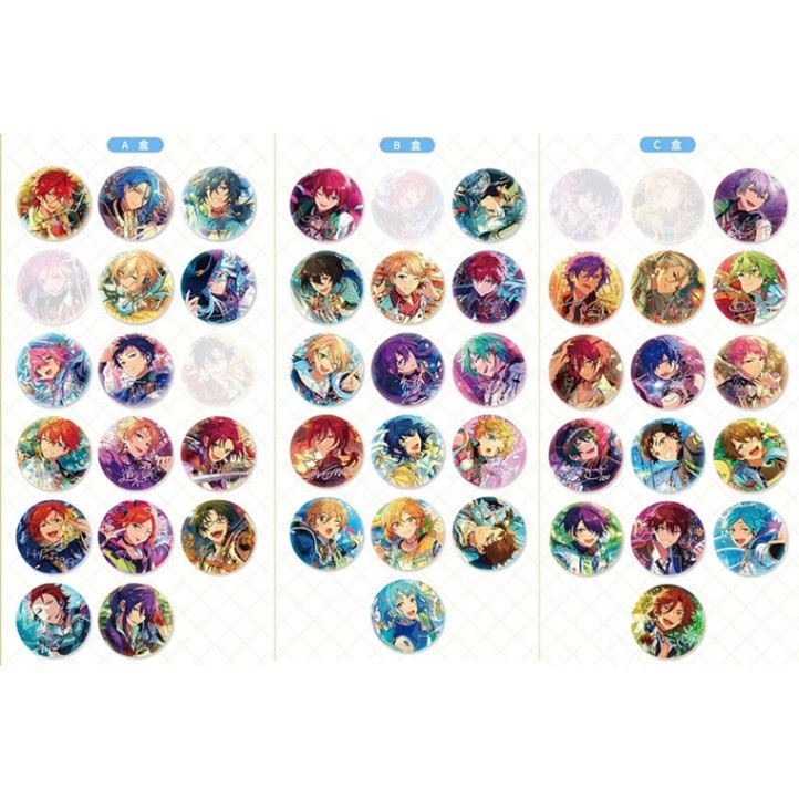 あんスタ 偶像梦幻祭 中国 星之所向 時光 6周年 群星 缶バッジ 月永