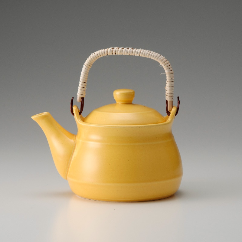 山源 耐熱土瓶8号 （黄）