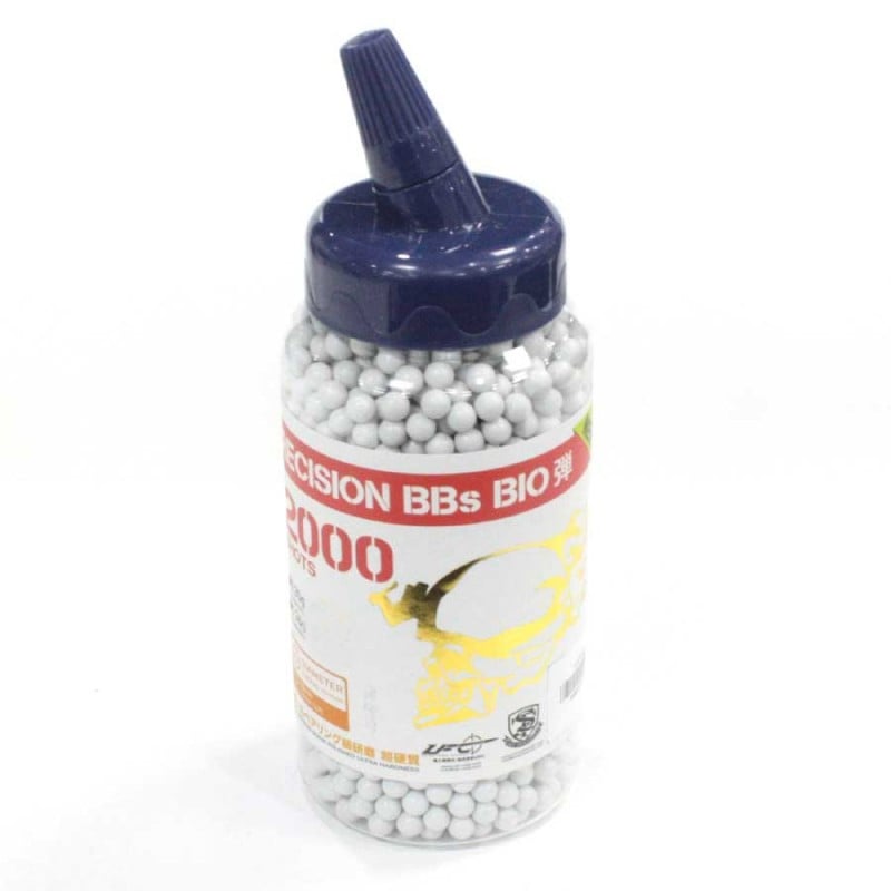 S&T 超精密ボールベアリング研磨バイオBB弾 0.32g 約2000発 サバゲー