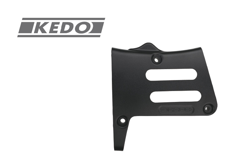 KEDO アルミ製フロントスプロケットカバー（ブラック） SR400/500用