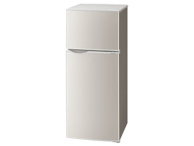 シャープ SHARP 冷蔵庫 2ドア 片開きタイプ 128L シルバー系 SJ-H13E(S