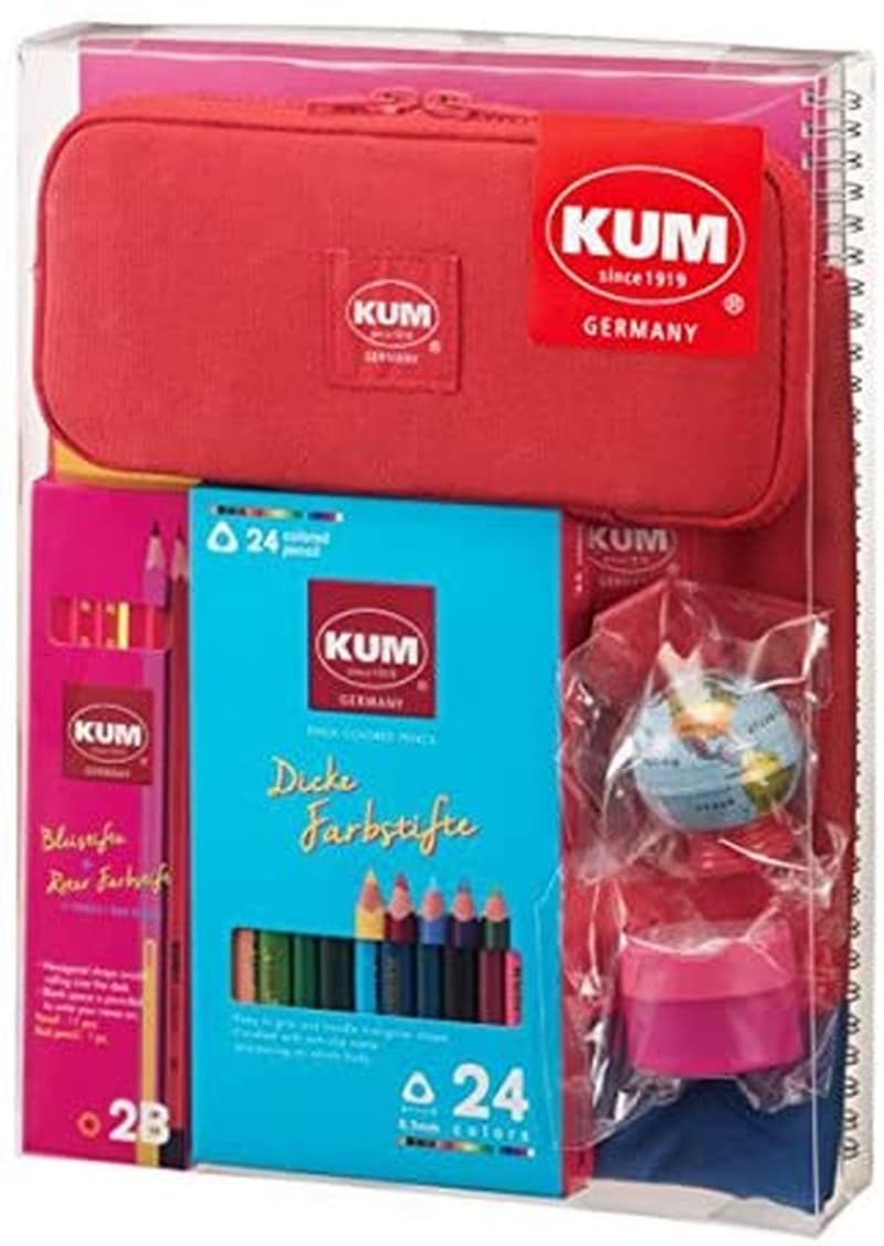 文具セット KUMギフトセットL 赤 KMG7 文房具セット | あいうえお順