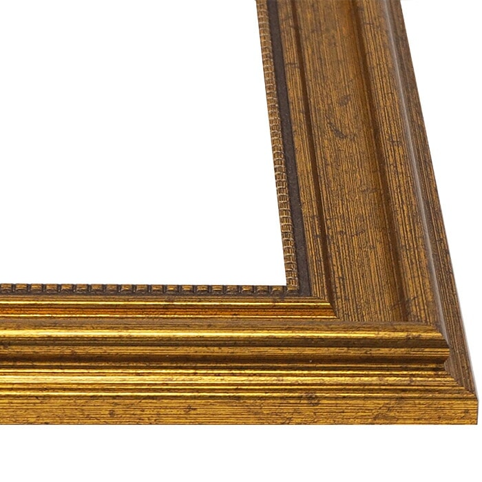 アウトレット】 油絵額縁 8111/ゴールド F8号（455×380mm） 前面UV