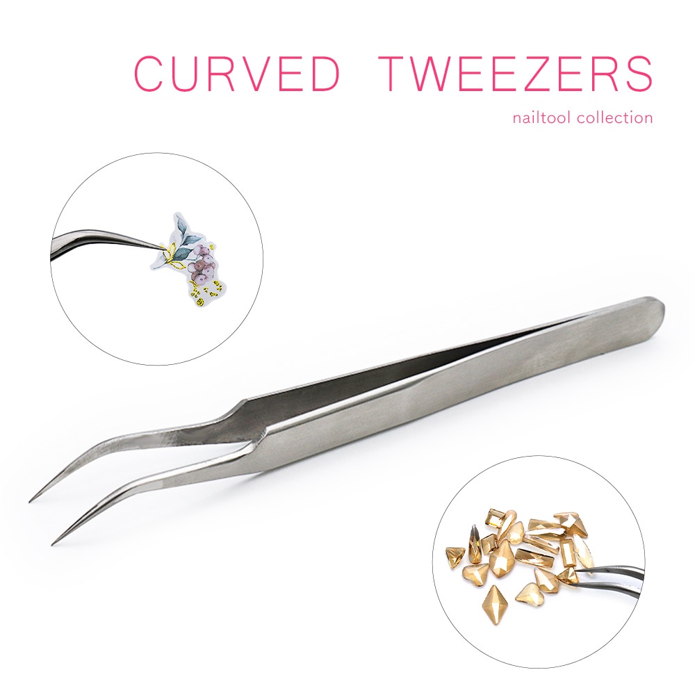 ネコポス 送料無料】ネイルツール デコ・ネイル用精密ピンセット