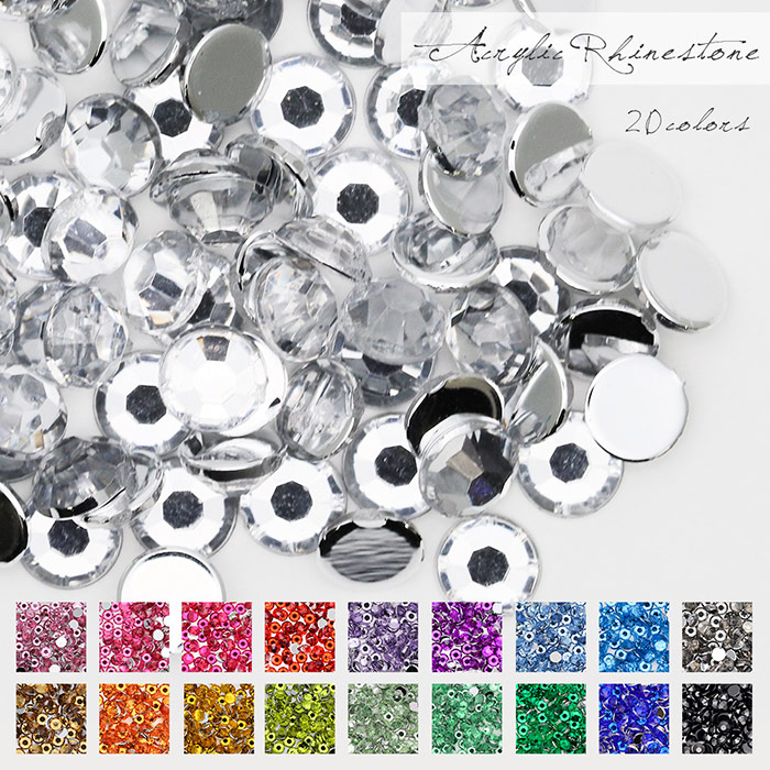 ネコポス送料無料】ラインストーン 小さめサイズ 1.5mm 2mm 3mm 4mm