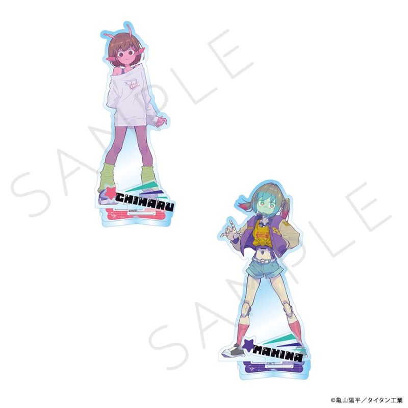 アニメ「銀河特急 ミルキー☆サブウェイ」 アクリルミニブロック