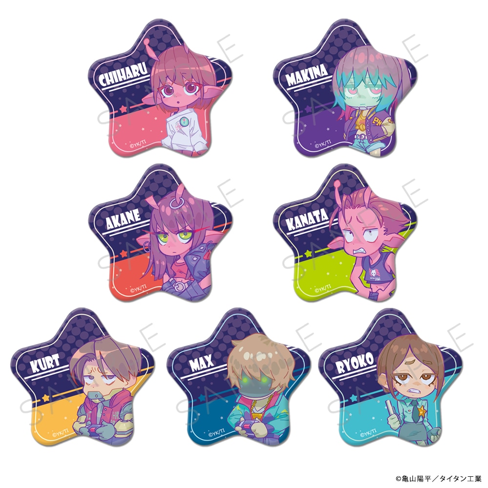 銀河特急ミルキーサブウェイ シーンセレクト缶バッジ 缶バッチ