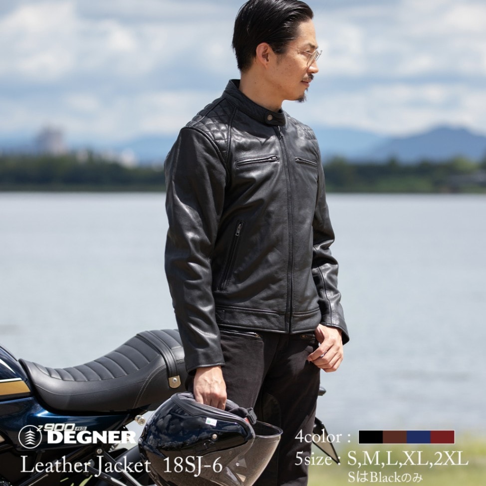 バイク ゴートレザージャケット[18SJ-6] ウェア,メンズ,ジャケット