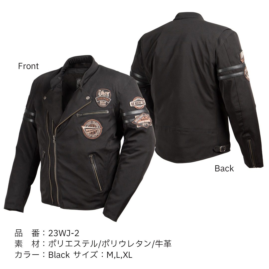 バイク 防風テキスタイルジャケット [23WJ-2] ウェア,メンズ