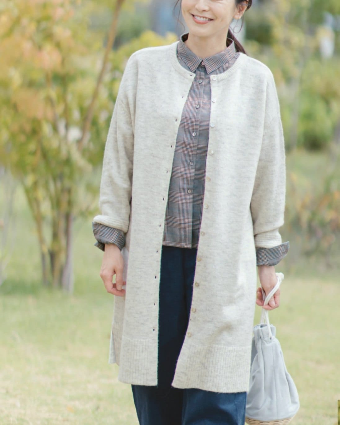 リラシク / 2WAYニットロングカーディガン | OUTLET,north object