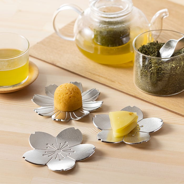 フラワートレーギフト（フラワートレー5枚セット）｜錫製雑貨・酒器の