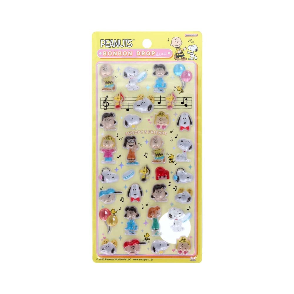 サンスター文具 ボンボンドロップシール スヌーピー＆フレンズ
